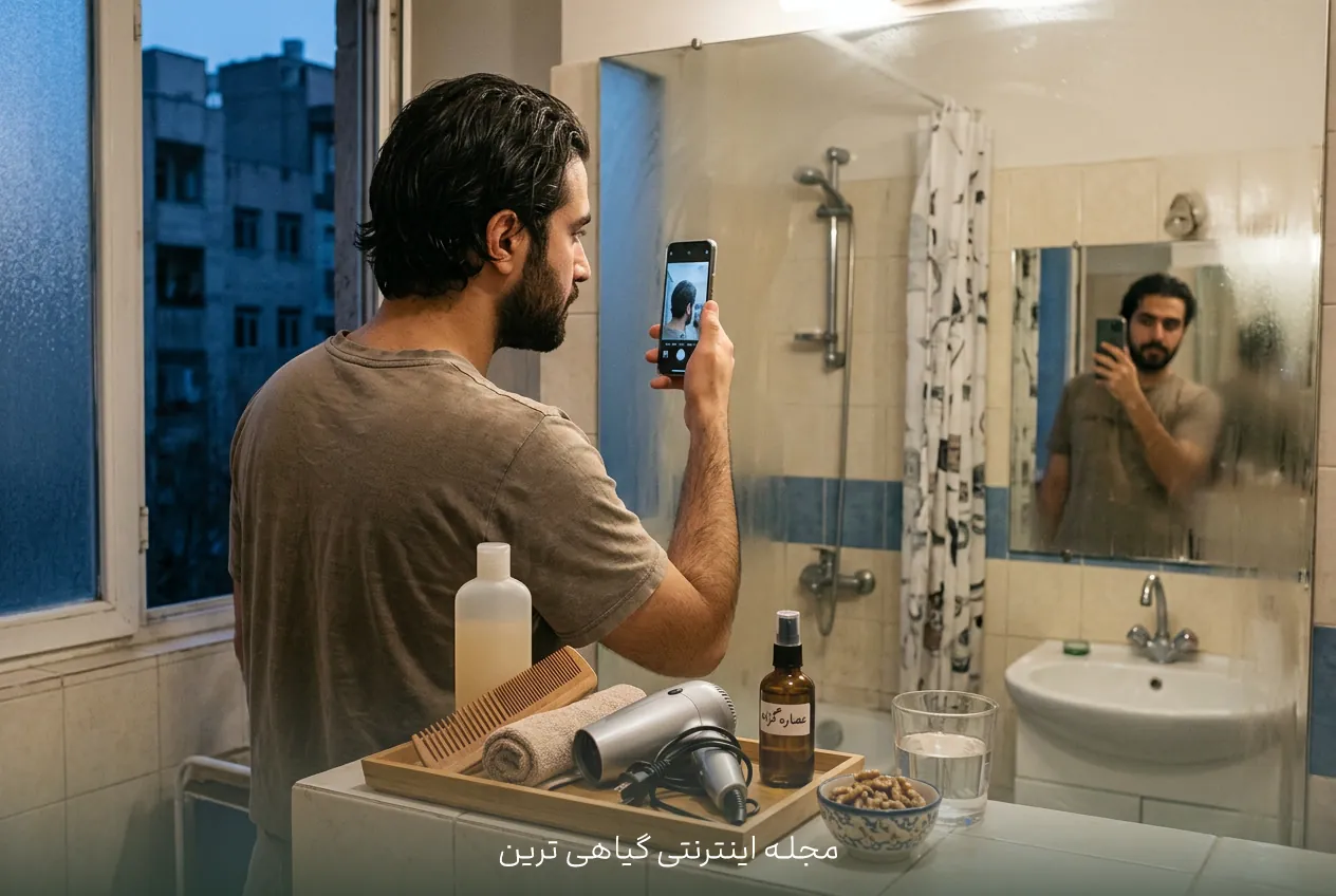 ساخت روتین تقویت مو با گزنه