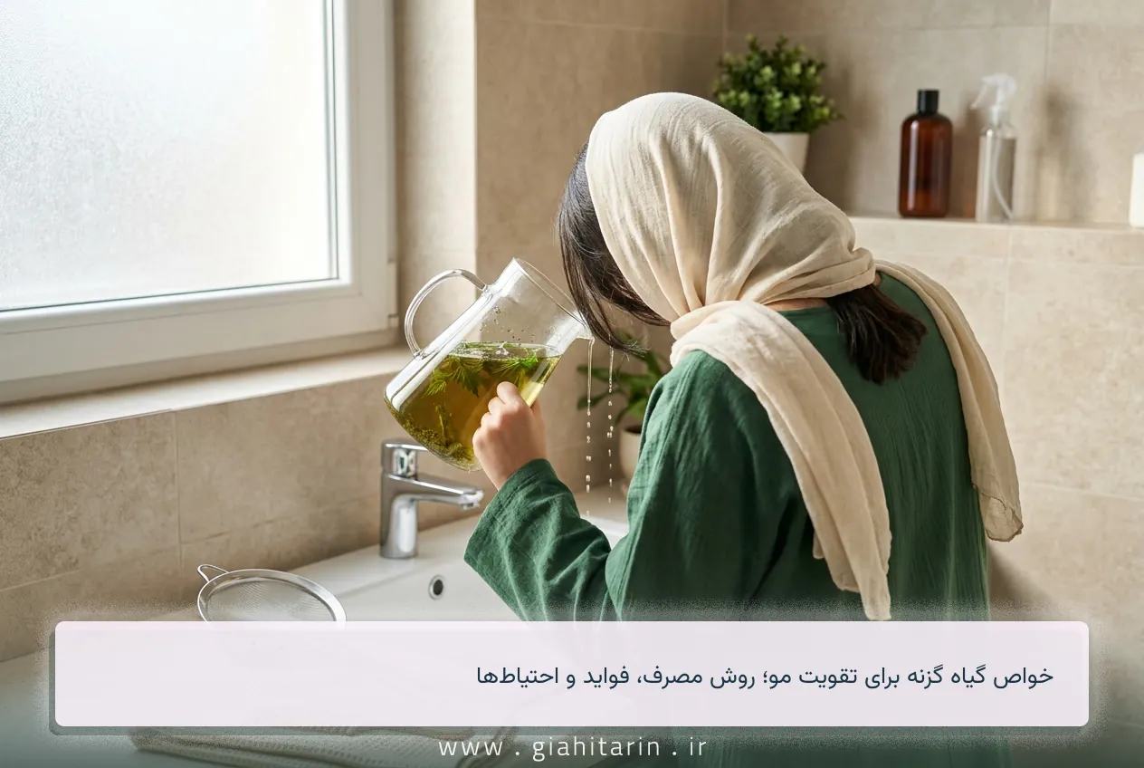 خواص گیاه گزنه برای تقویت مو؛ روش مصرف، فواید و احتیاط‌ها
