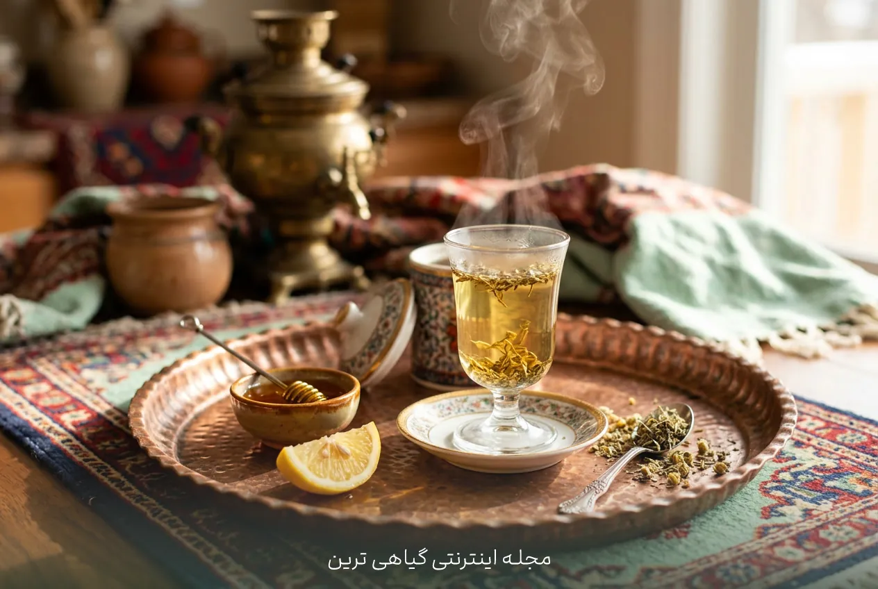 دمنوش آویشن با عسل برای گلودرد خشک