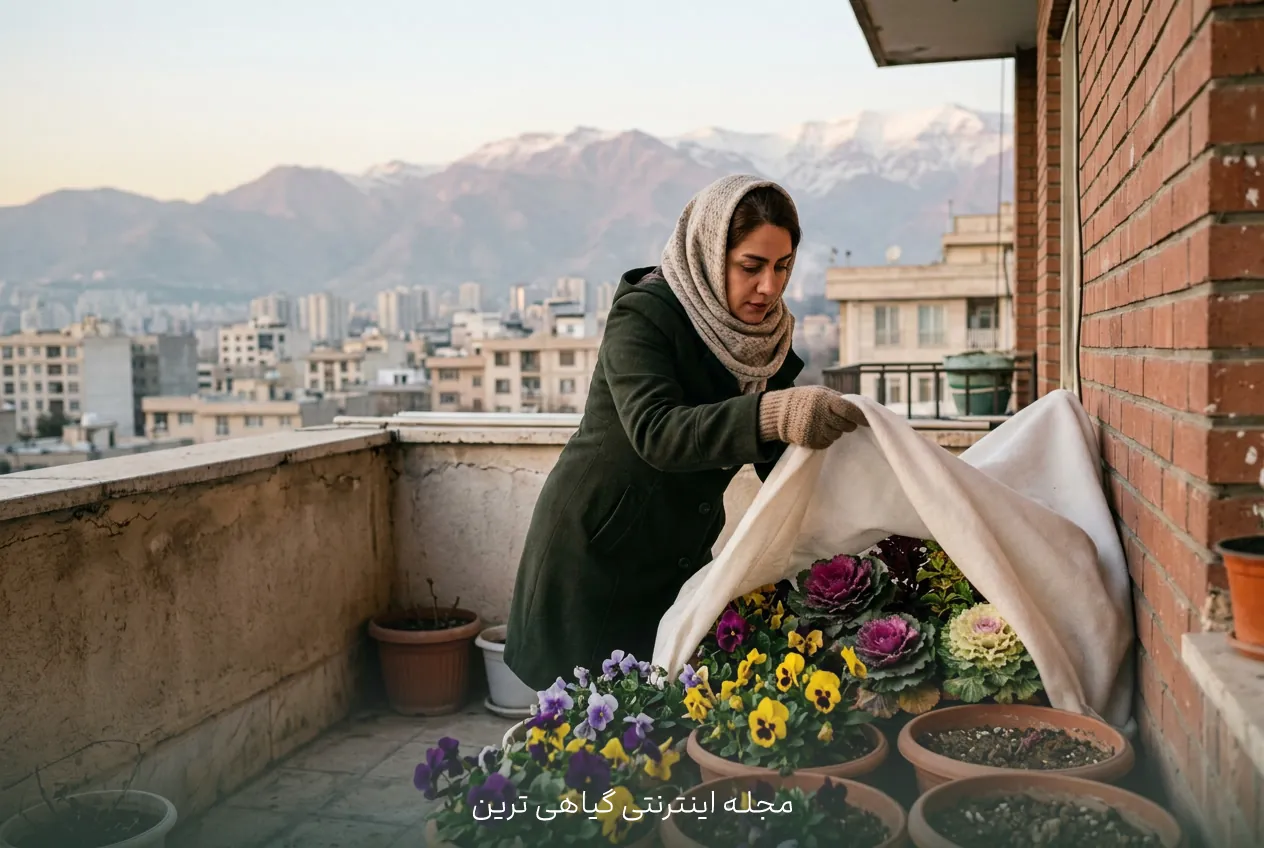 نکات آبیاری دقیق گل‌های زمستانی در هوای سرد