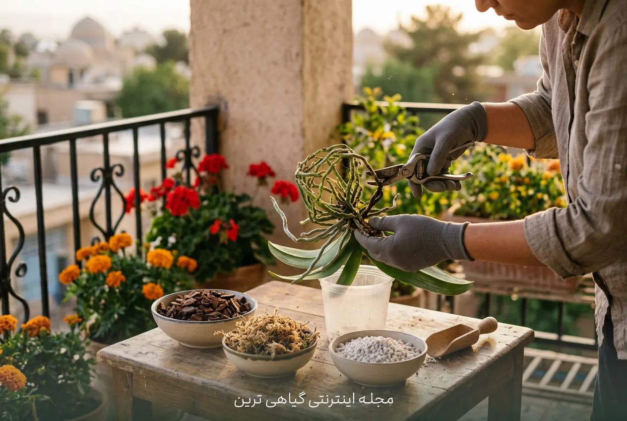 تنظیم دما، رطوبت و جریان هوا برای ارکیده