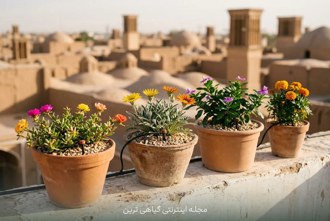 گل آهار در باغچه آفتابگیر